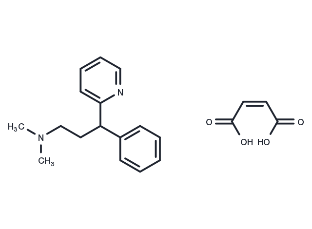 Pheniramine maleate Chemical Structure