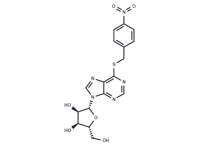 TargetMol Chemical Structure Nitrobenzylthioinosine
