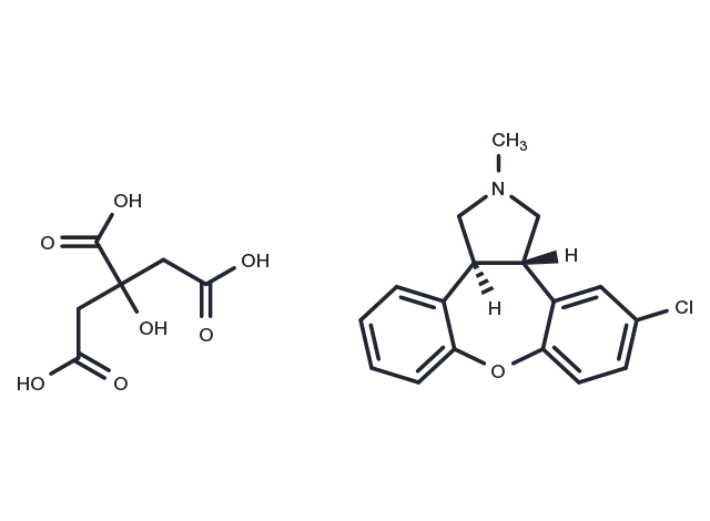 Asenapine citrate Chemical Structure