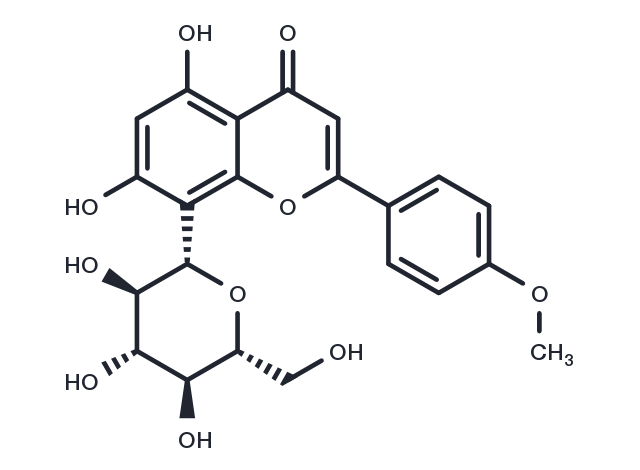 4'-O-Methylvitexin Chemical Structure