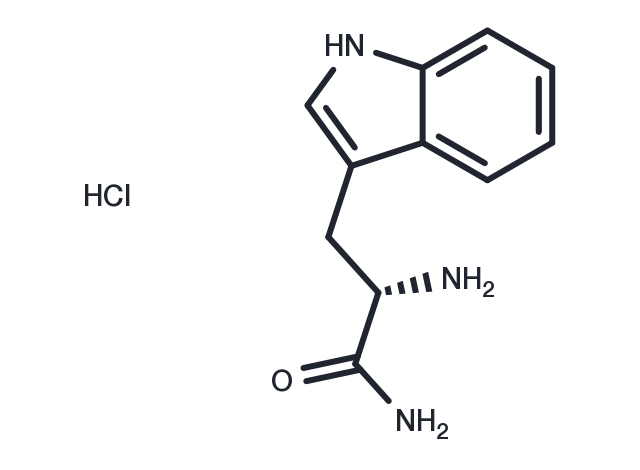 H-Trp-NH2.HCl Chemical Structure