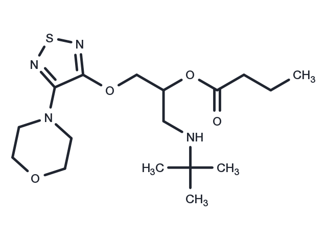 TargetMol Chemical Structure (RS)-Butyryltimolol