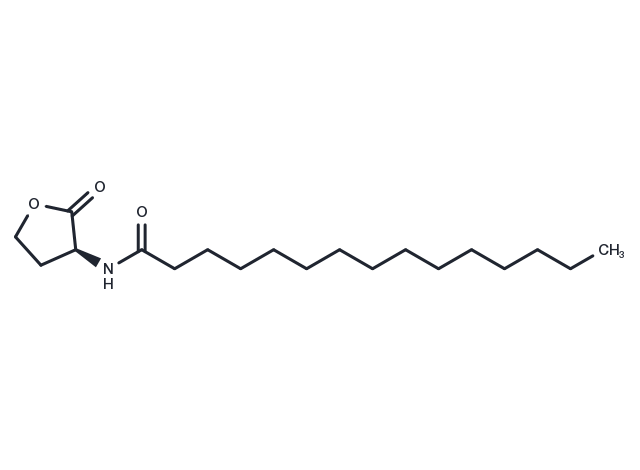 N-pentadecanoyl-L-Homoserine lactone Chemical Structure