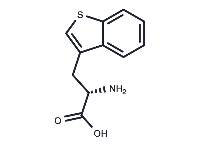 (S)-2-Amino-3-(benzo[b]thiophen-3-yl)propanoic acid Chemical Structure