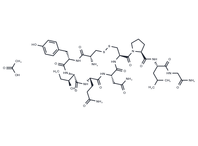 Oxytocin acetate Chemical Structure