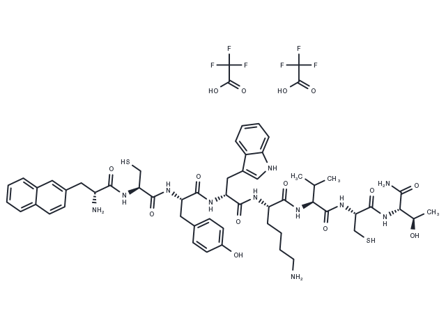 Angiopeptin TFA Chemical Structure