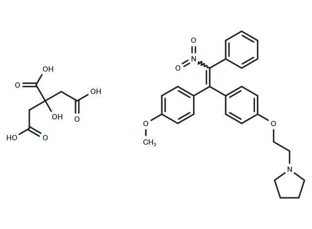 Nitromifene Citrate Chemical Structure