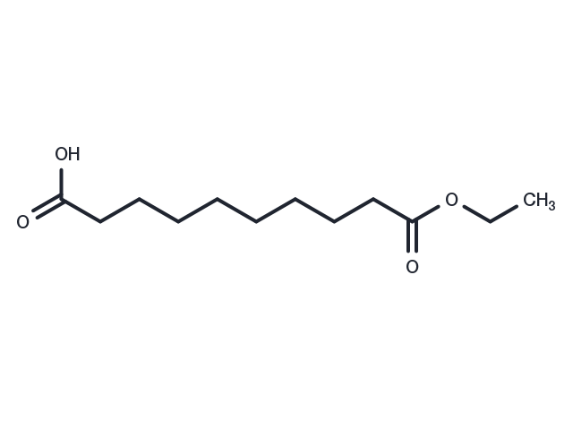 Decanedioic acid, 1-ethyl ester Chemical Structure