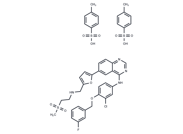 Lapatinib Ditosylate Chemical Structure