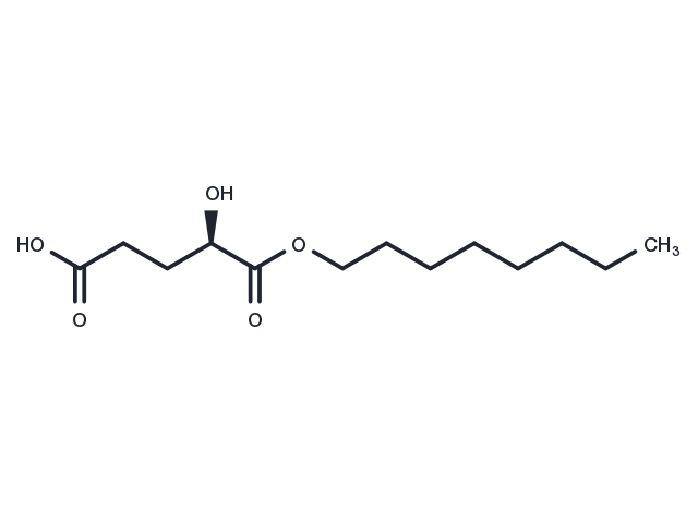 TargetMol Chemical Structure (2R)-Octyl-α-hydroxyglutarate