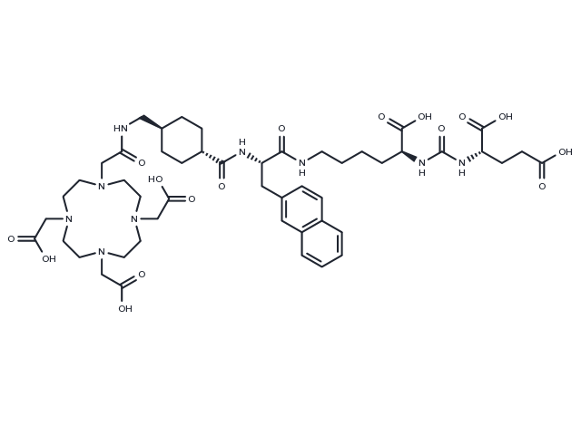 Vipivotide tetraxetan Chemical Structure