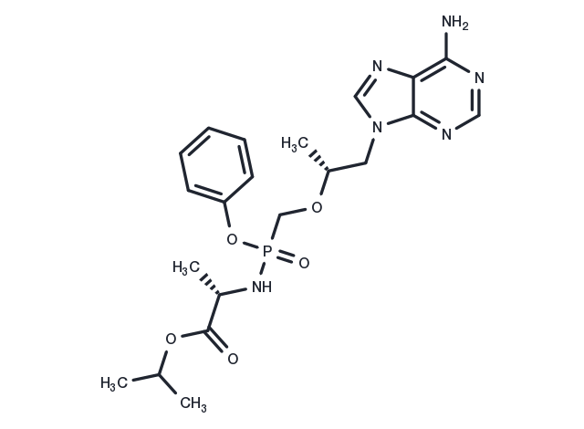 TargetMol Chemical Structure Tenofovir alafenamide