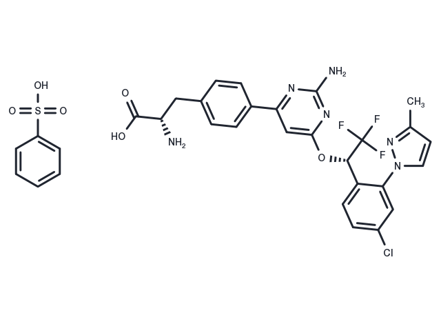 Telotristat besilate Chemical Structure