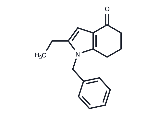 TargetMol Chemical Structure 1-benzyl-2-ethyl-4,5,6,7-tetrahydro-1H-indol-4-one