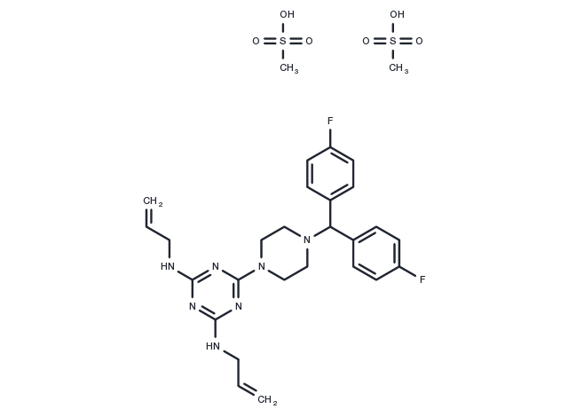TargetMol Chemical Structure Almitrine mesylate