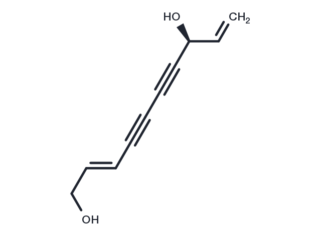 (S,E)-Deca-2,9-diene-4,6-diyne-1,8-diol Chemical Structure
