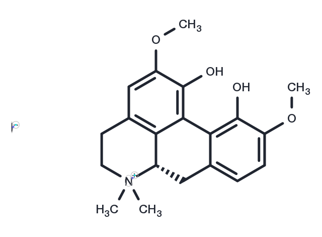 TargetMol Chemical Structure (+)-Magnoflorine iodide