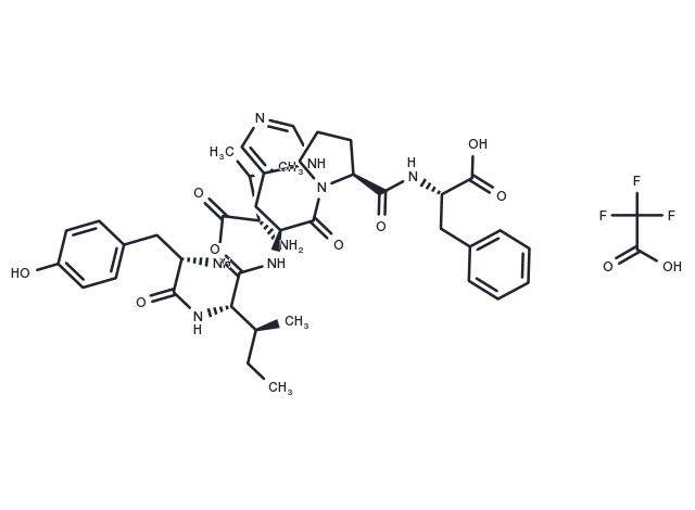 TargetMol Chemical Structure ANGIOTENSIN IV TFA(12676-15-2(free base))