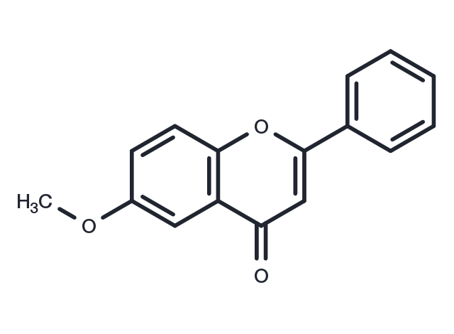 6-Methoxyflavone Chemical Structure