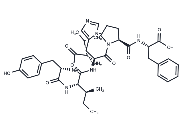 TargetMol Chemical Structure Angiotensin II (3-8), human