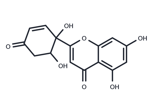 2',3'-Dihydro-2'-hydroxyprotoapigenone Chemical Structure