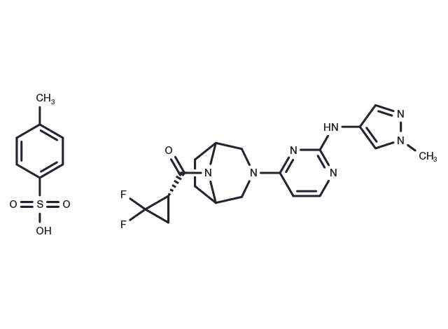 TargetMol Chemical Structure Brepocitinib P-Tosylate