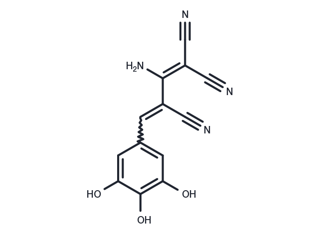 Tyrphostin 51 Chemical Structure