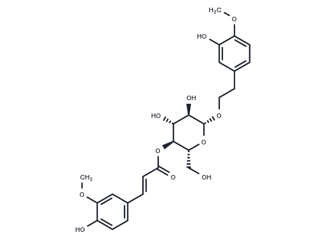 Desrhamnosylmartynoside Chemical Structure