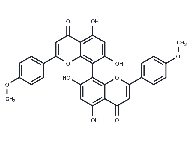 TargetMol Chemical Structure 4',4'''-Di-O-methylcupressuflavone