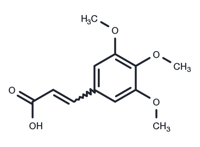TargetMol Chemical Structure 3,4,5-Trimethoxycinnamic acid