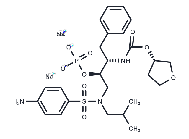 Fosamprenavir sodium Chemical Structure