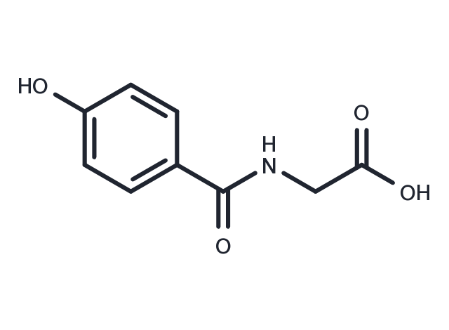 4-Hydroxy-hippuric acid Chemical Structure