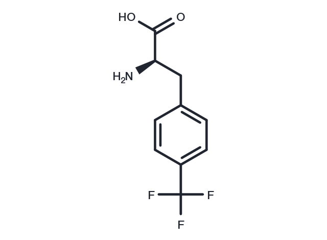 4-(Trifluoromethyl)-D-phenylalanine Chemical Structure