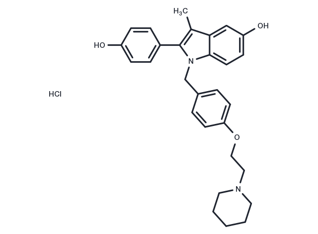 TargetMol Chemical Structure Pipendoxifene hydrochloride