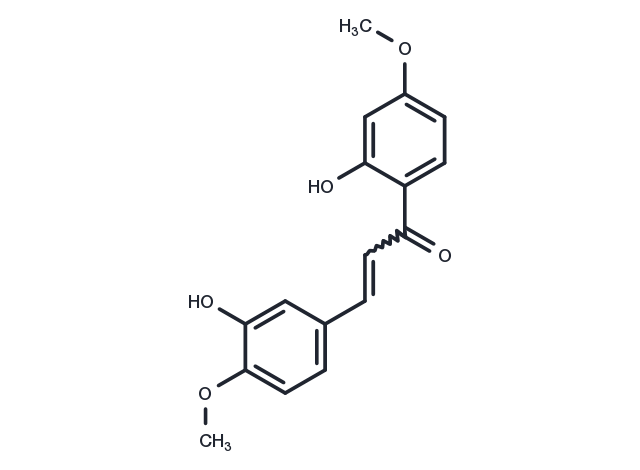 3,2'-Dihydroxy-4,4'-dimethoxychalcone Chemical Structure
