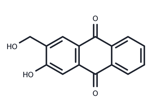TargetMol Chemical Structure 2-Hydroxy-3-(hydroxymethyl)anthraquinone