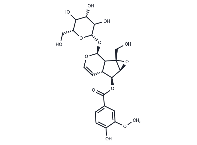Picroside II (Amphicoside) Chemical Structure