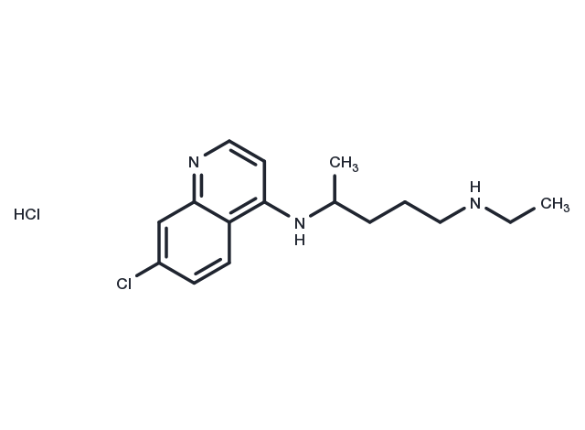 N-Desethyl Chloroquine Hydrochloride Chemical Structure