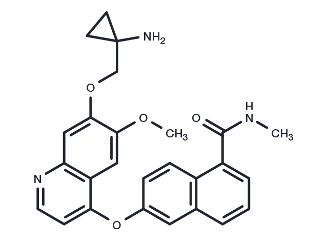 TargetMol Chemical Structure Lucitanib