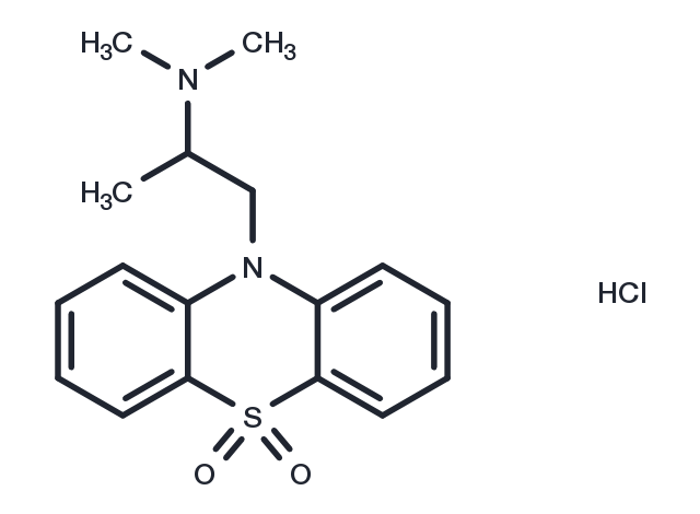 TargetMol Chemical Structure Dioxopromethazine hydrochloride