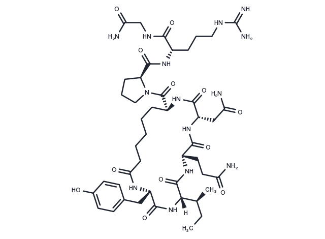 [1,6-Aminosuberic acid]-arginine-Vasotocin Chemical Structure