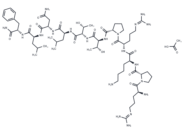 TargetMol Chemical Structure JIP-1 (153-163) acetate(438567-88-5 free base)