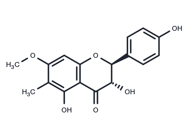 TargetMol Chemical Structure 6-Methyl-7-O-methylaromadendrin