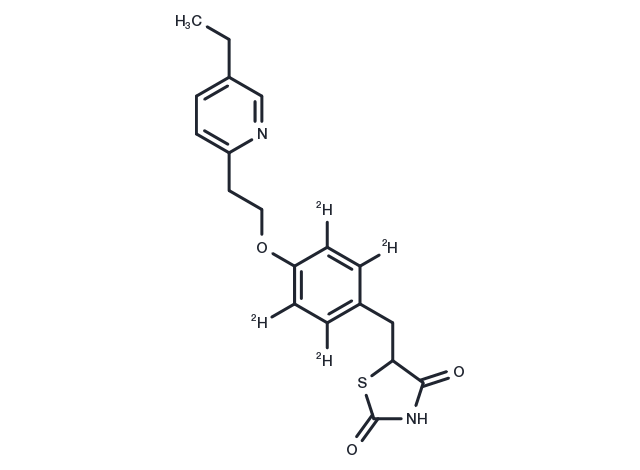 Pioglitazone-d4 Chemical Structure