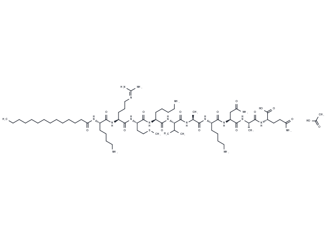 TargetMol Chemical Structure Pep2m, myristoylated acetate