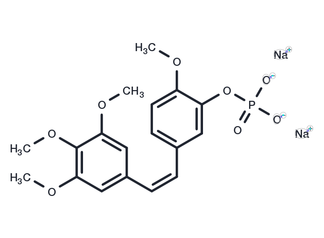 Fosbretabulin Disodium Chemical Structure