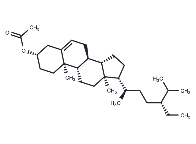 beta-Sitosterol acetate Chemical Structure