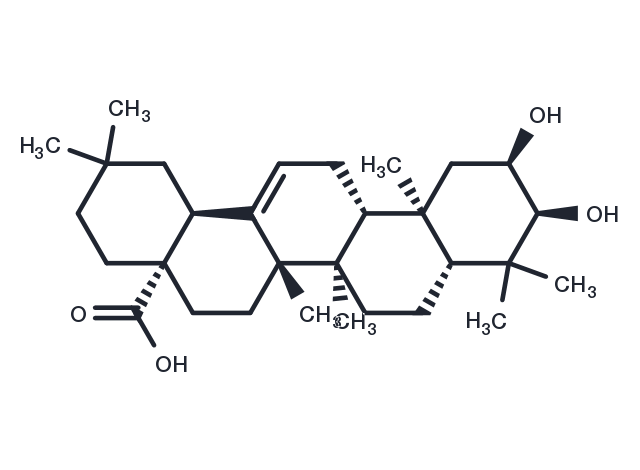 TargetMol Chemical Structure 2,3-Dihydroxy-12-oleanen-28-oic acid