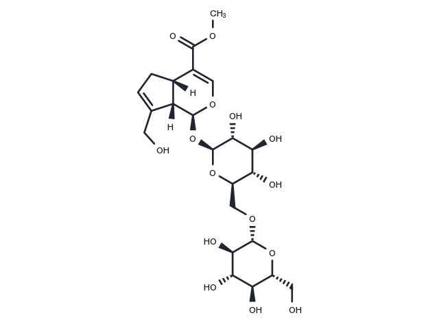 TargetMol Chemical Structure Genipin 1-β-D-gentiobioside