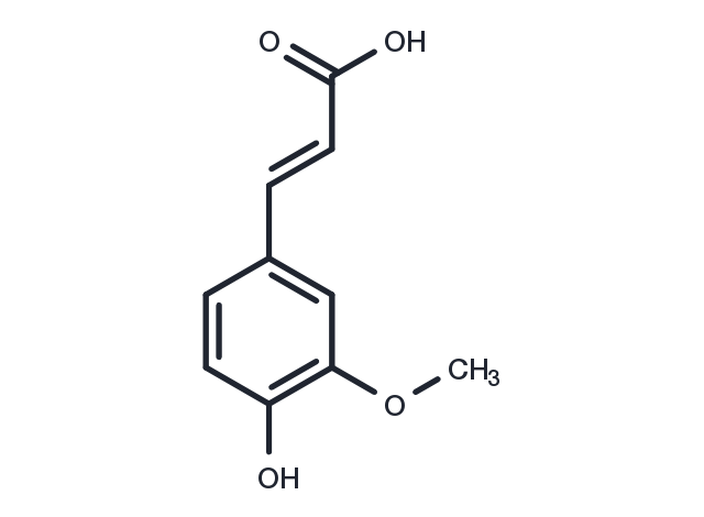 (E)-Ferulic acid Chemical Structure